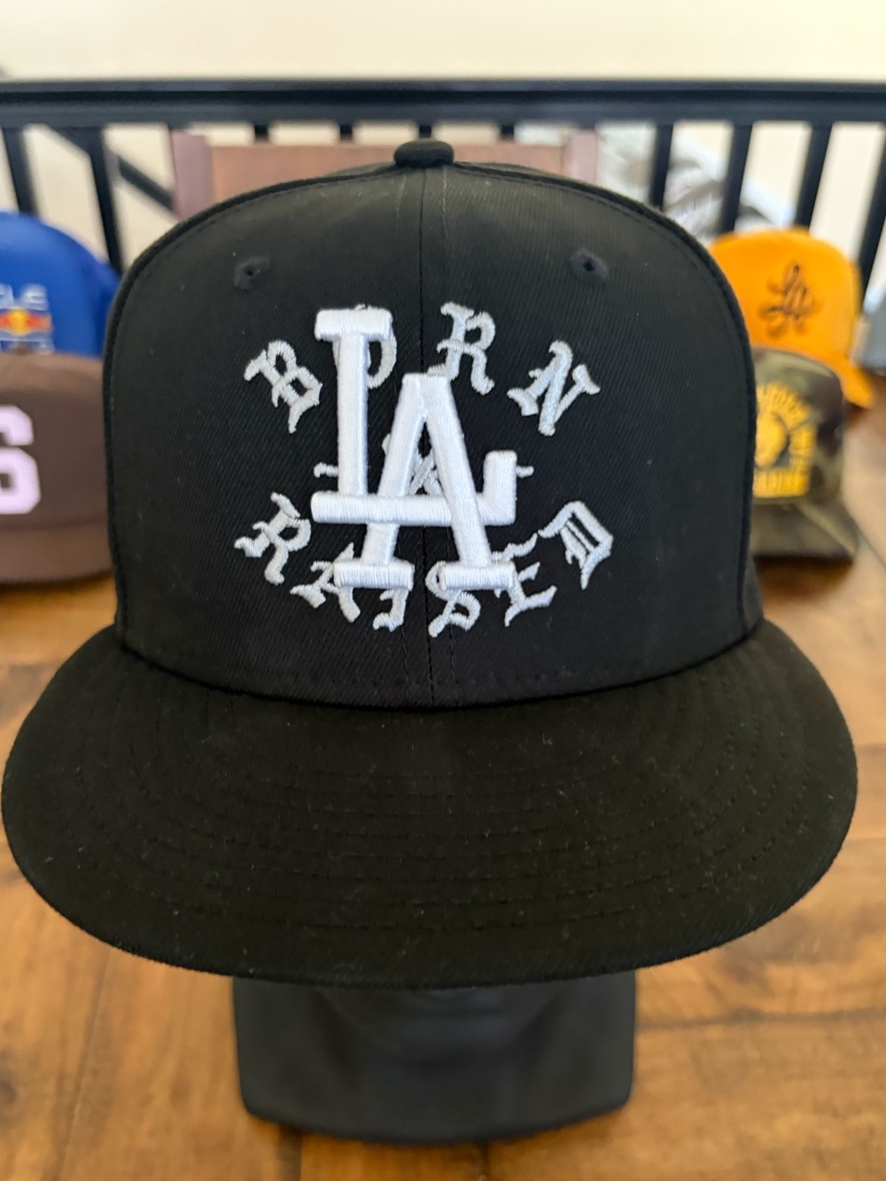 BORN X RAISED Los Angeles Dodgers World Series Champs Snapback Hat - RARE